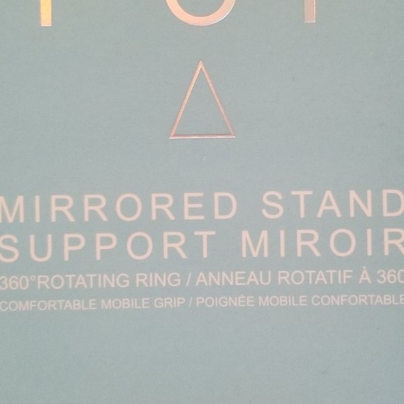 CYLO Mirrored 360 degree rotating cell phone ring - Picture 4 of 12